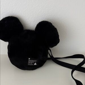 Tokyo Disney Faux Fur Mickey Mouse bag with strap